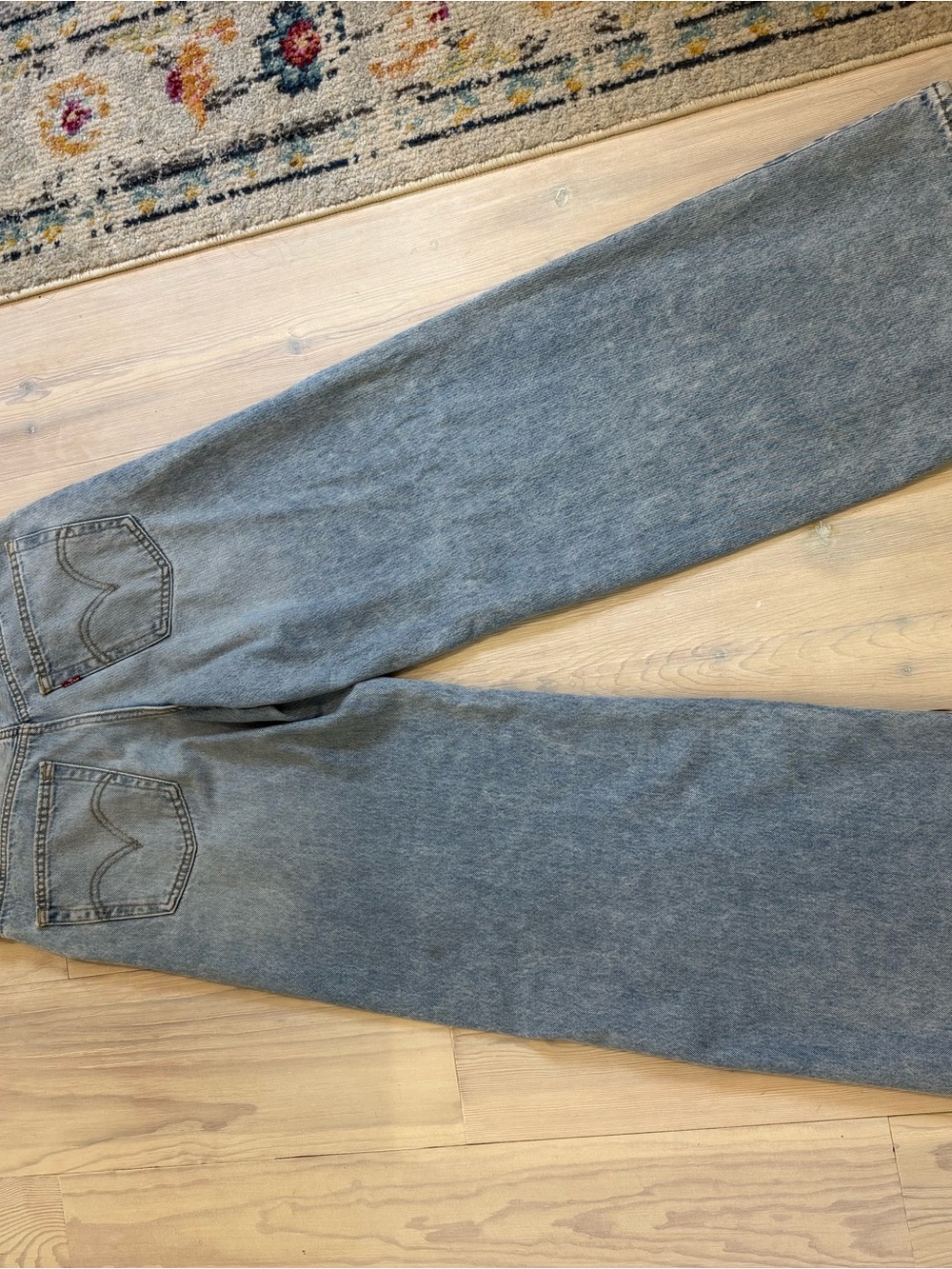 Levi's Blue High-Rise ‘94 baggy Wide-Leg Jeans - 28 x 31 - Picture 6 of 9
